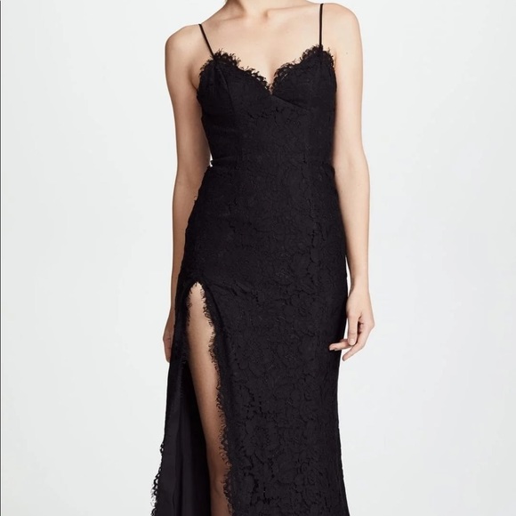 FAME AND PARTNERS x REVOLVE Everett
Lace Dress in Black Sz 4 - Picture 5 of 12